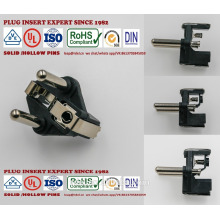 TURKEY / SCHUKO PLUG INSERT hueco sin inyección de plástico de 0,35 mm de espesor